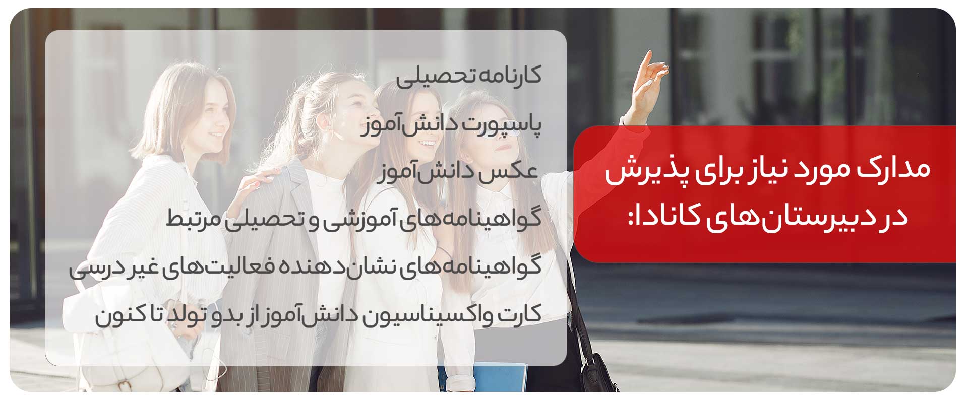 مدارک مورد نیاز برای پذیرش در دبیرستان‌های کانادا | samanstudy