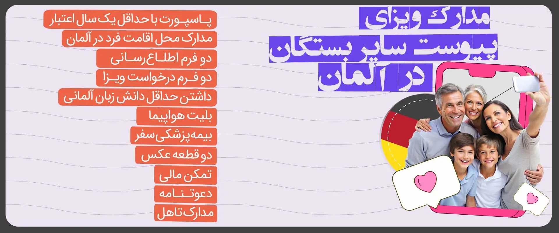 مدارک-مورد-نیاز-برای-ویزای-پیوست-سایر-بستگان-در-آلمان